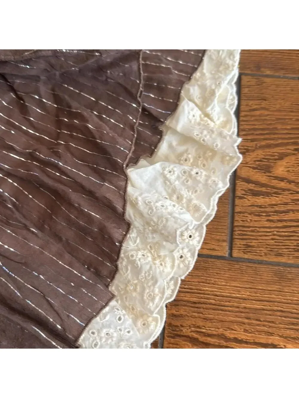 Express Long Stripe Skirt size xs Lace